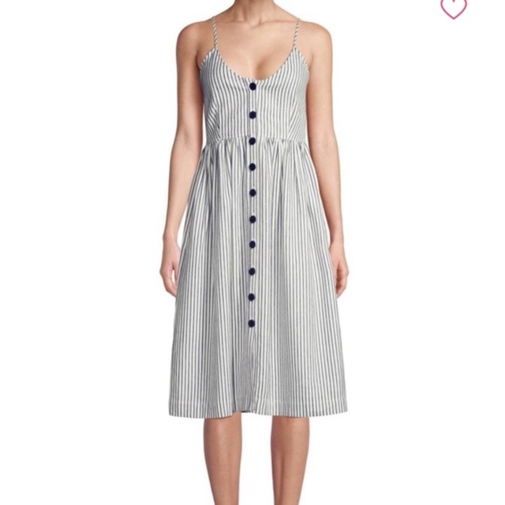 NWT ATM Button Front Stripe Dress!!!